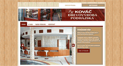 Desktop Screenshot of drevovyroba.jk-kovac.sk